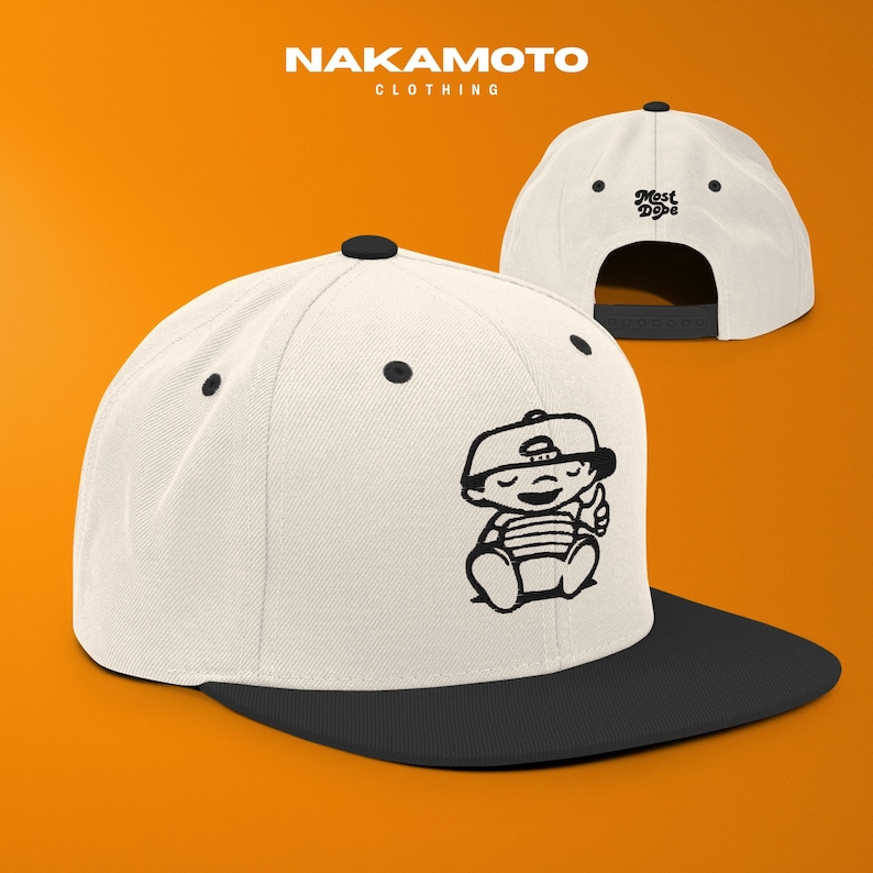 Gorra snapback bordada para niños más genial imagen 1