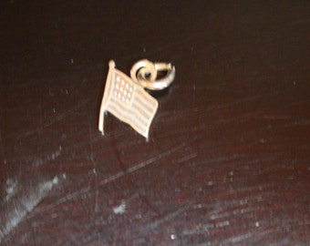 Stering Silver flag charm