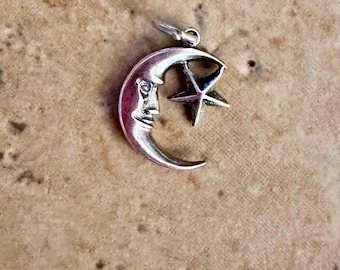 Sterling Silver Moon charm