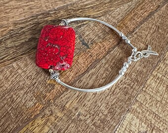 Coral Bar Bracelet