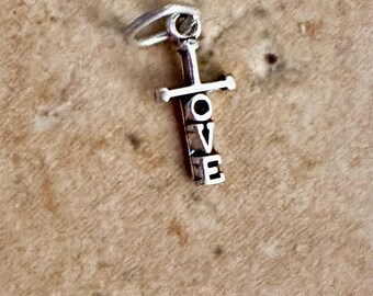Sterling Silver cross charm
