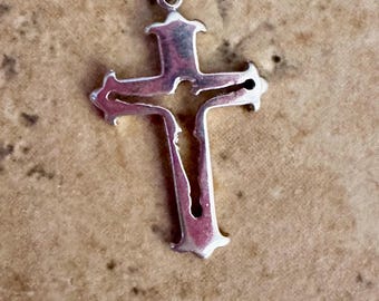 Sterling Silver Small cross charm