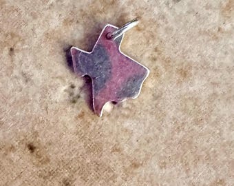 Sterling Silver Texas state charm