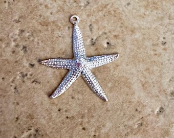 Sterling Silver Starfish charm