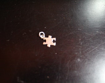 Sterling Silver puzzle piece charm