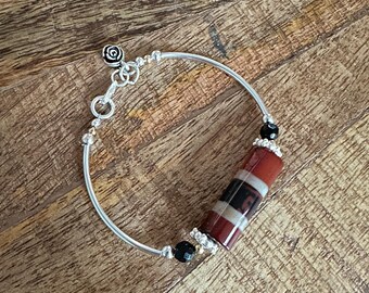 Agate Bar Bracelet