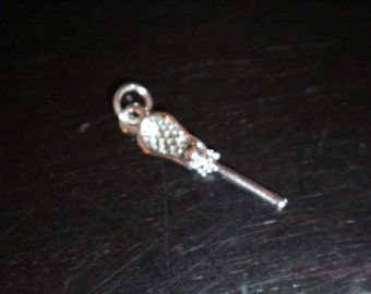 Sterling Silver Lacrosse charm