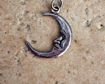 Sterling Silver Moon charm