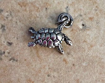 Sterling Silver Turtle charm
