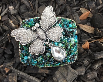 Crystal Butterfly Buckle