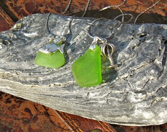 Mermaids tears.. Sea Glass Necklaces