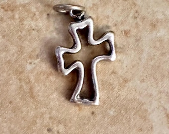 Sterling Silver cross charm
