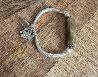 Labradorite Bar Bracelet