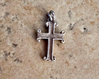 Sterling Silver Small cross charm