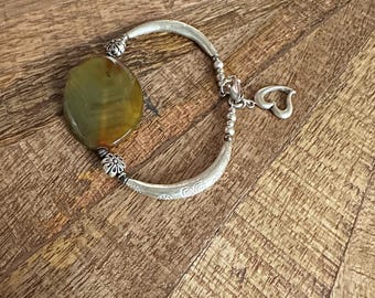 Agate Bar Bracelet