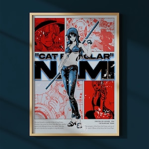 One Piece Nami Anime Poster: Manga Wall Art Print (Digital Download)