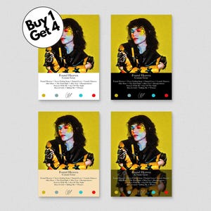 Conan Gray Poster | Found Heaven Album Art | 4 Color Versions Included | Digital Download | Music Wall Art | Music Gift
