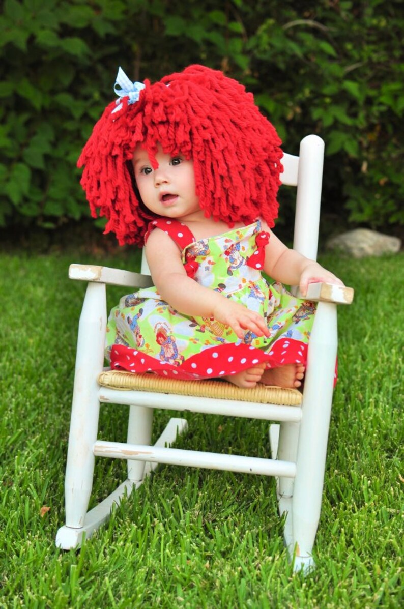 Baby Hat Raggedy Ann wig PATTERN This is a P A T T E R N ...