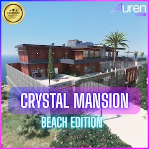 FiveM Crystal Mafia Mansion MLO: Beach Roleplay Mod