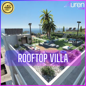 Rooftop Villa | Fivem MLO | House Map | Fivem Mods | Roleplay