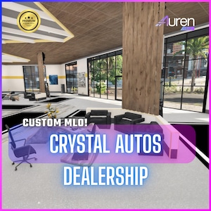 FiveM Crystal Autos Dealership MLO: Custom Roleplay Map