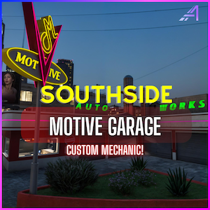 FiveM Mechanic Garage MLO: Custom Southside RP Map