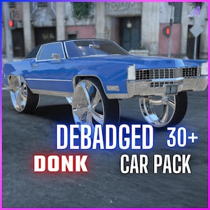 FiveM Donk Car Pack: 30+ voertuigen zonder badge, geoptimaliseerde rollenspel-bendewagens