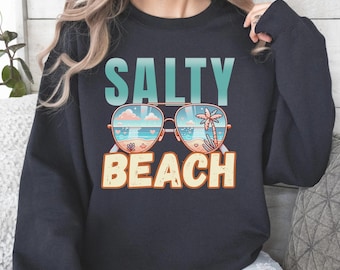 Pacchetto PNG estivo di Salty Beach / Pacchetto clipart costiero retrò / Sublimazione, DTF, DTG, disegni adesivi / PNG di alta qualità