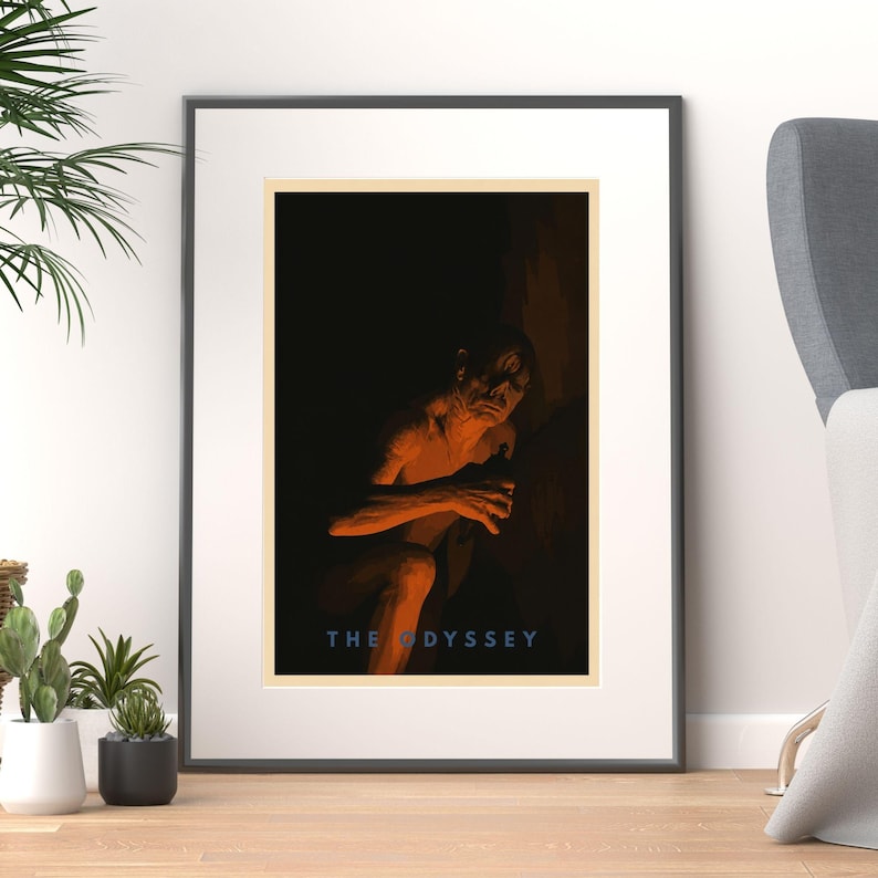 The Odyssey Movie Poster Set, 4 Christopher Nolan Film Prints, Vintage