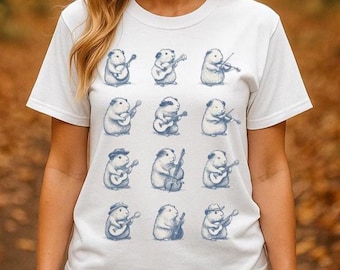 Guinea Pig Band T-Shirt: Funny Bluegrass Music Lover Tee
