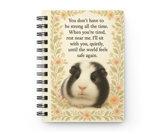 Journal du cochon d'Inde : carnet de notes apaisant pour les amoureux des animaux