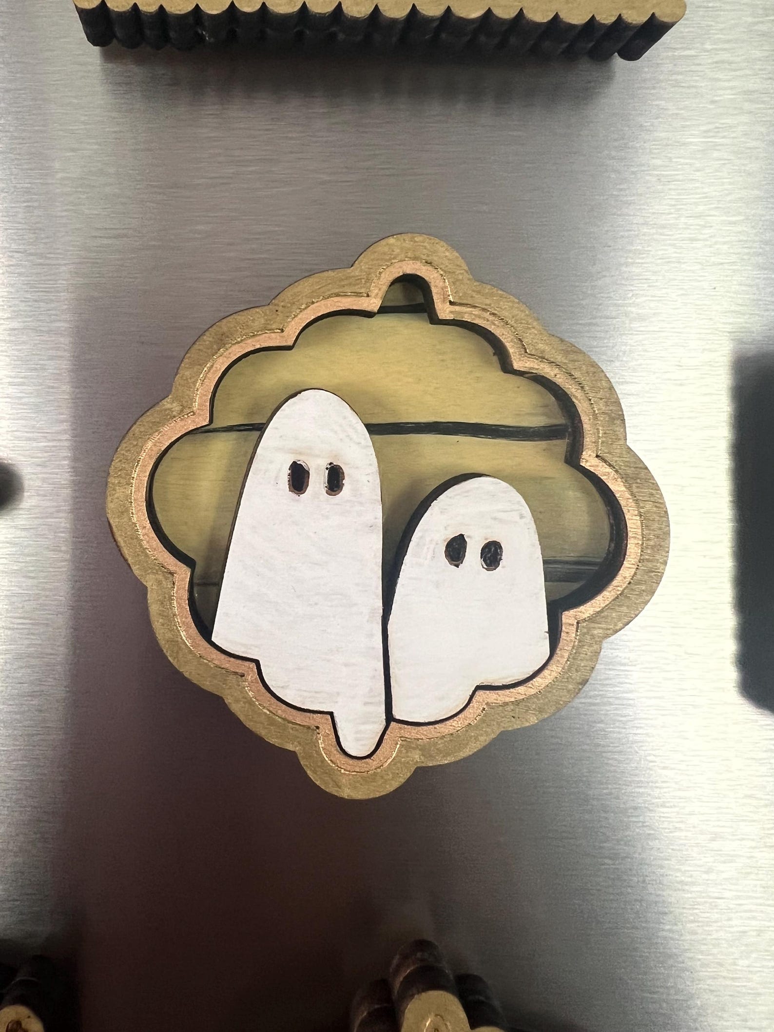 Ghost Magnets Ghost Family Portrait Magnets/gallery Wall Ghost Magnet Set - Etsy