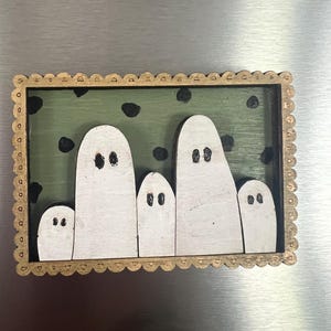 Ghost Magnets Ghost Family Portrait Magnets/gallery Wall Ghost Magnet Set - Etsy