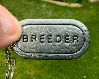 Breeder Keychain | Funny Rude Handmade Keychain | Polymer Clay | Gag Gift | Offensive Gift