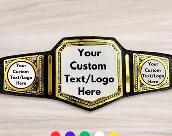 Customized Championship Belt, Personalized Wrestling Boxing Adult Trophy Champion