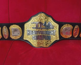 TNA World Heavyweight Wrestling Champion 2mm & 4mm Replica Title Belt