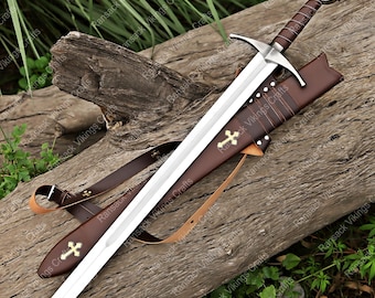 Medieval Handmade Fantasy Sword For Wall Decoration, Custom Made Replica Sword In Steel, Decorative Unique Sword For Wall Hanging