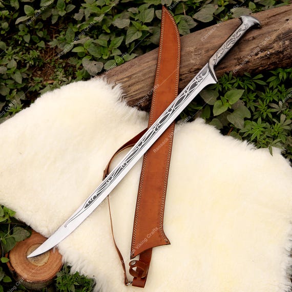 Medieval Sword Viking Fantasy Cosplay Replica Sword, Nordic Wall Art for Wall Decor