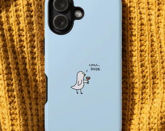 Funda para teléfono con ilustración de pato Chill / Fundas resistentes
