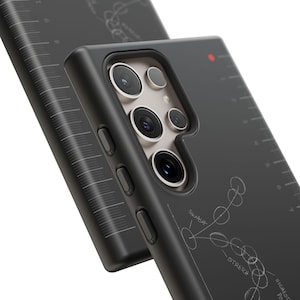 Phone Case with Ruler and Animation Exercise Drawing, Protective Cover for Tech Lovers, Unique Smartphone Case, Cool Gift for Animators,