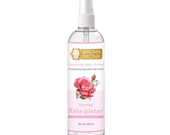 100% Organisches & Reines Rosenwasser Hydrosol - 250 Ml, Als Gesichtswasser, Für Alle Hauttypen, Aus Wasserdampfdestillation