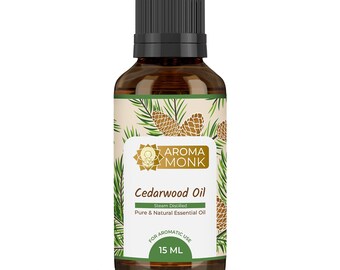 Himalayan Cedarwood Essential Oil: Aromatherapy, Soap & Candle Making - 15ml