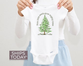 From Little Seeds Grow Mighty Trees Onesie®
