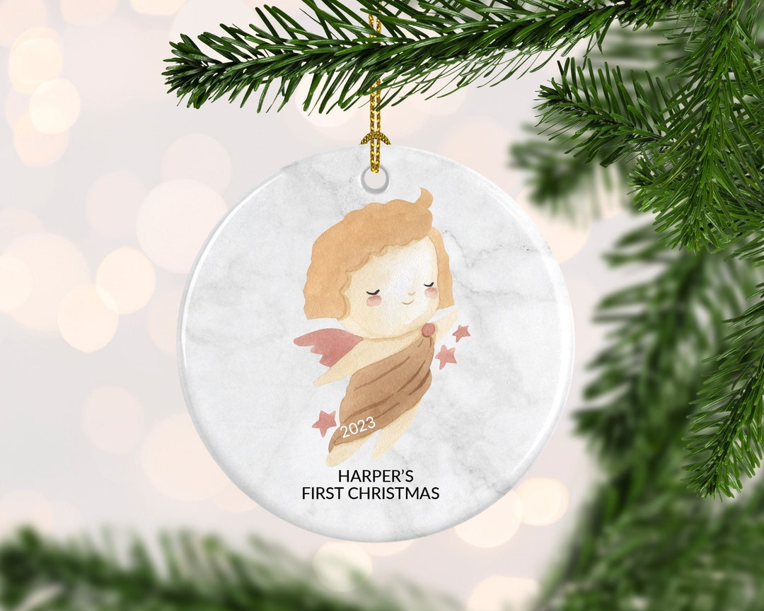 Zodiac Christmas Ornament Personalized 1st Christmas Ceramic Ornament