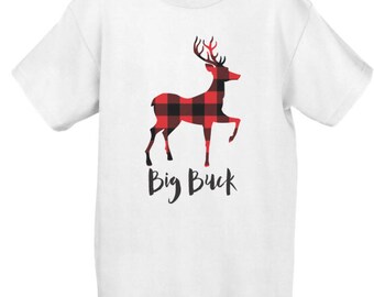 Buffalo Plaid Deer Christmas Shirt 