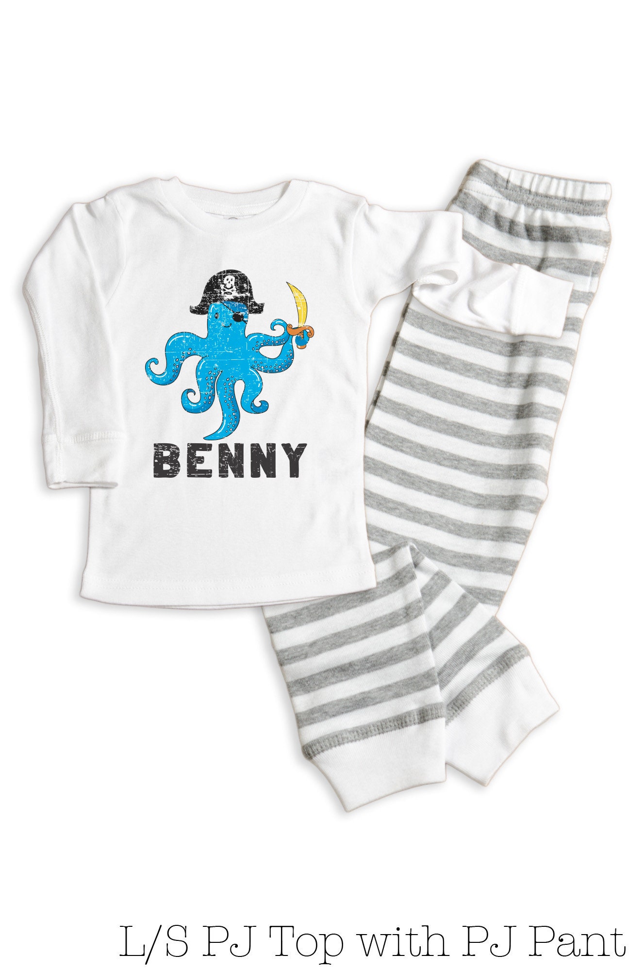 Hooked on Fishing Pajamas Birthday Pajama Set Baby Layette Etsy