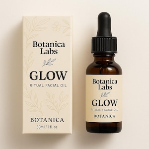 Glow Facial Oil - Hydrating Botanical Serum for Radiant Skin - Gua Sha Ritual Skincare