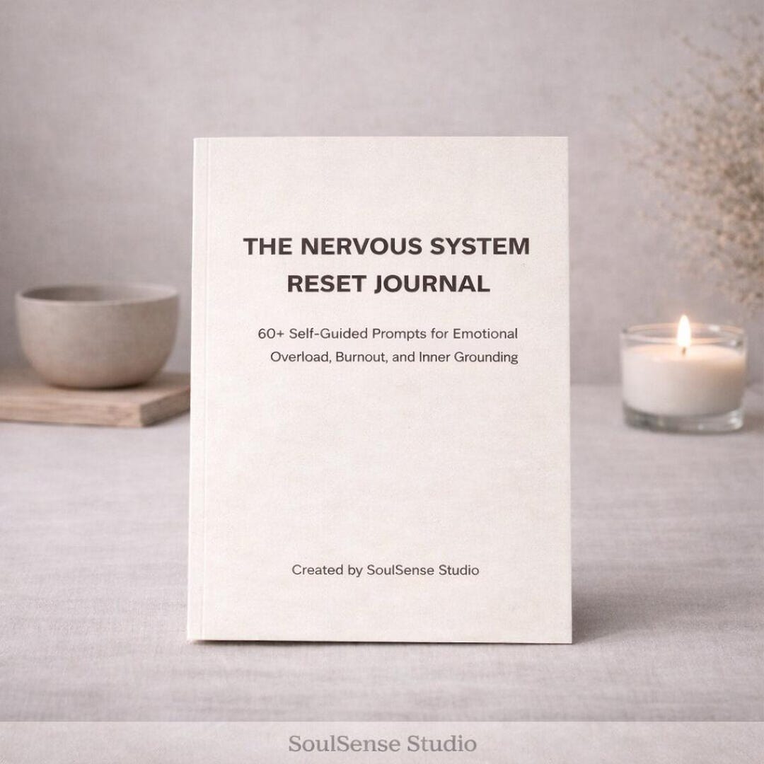 Nervous System Reset Journal for Overwhelm, Burnout & Emotional ...