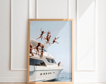 Old Money Aesthetic I old money aesthetic Print I old money style I La Dolce Vita, Luxury Yacht Poster, Luxury Fashion Print