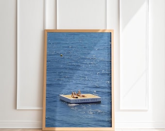 Vintage Fashion Magazine Poster: La Dolce Vita Coastal Print (Digital Download A3/A4 JPGs)